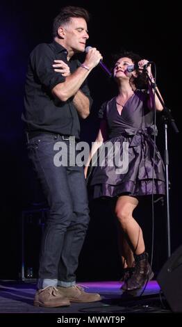 Liverpool,Uk, Scottish Ban Deacon Blue perform in liverpool as part of the Summer Pops festival, Credit Ian Fairbrother/Alamy Stock Photos Stock Photo