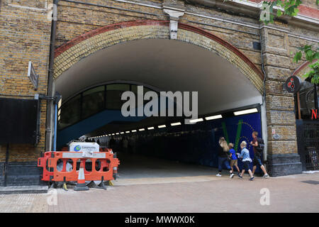 London UK. 2nd June 2018. Vauxhall: Network Rail announced plans to sells all its railway arches in Engand and Wales  affecting thousands of small independent businesses from the sell off. The sale of Network Rail's arches is to enable the company to raise funds to improve the railway network Credit: amer ghazzal/Alamy Live News Stock Photo