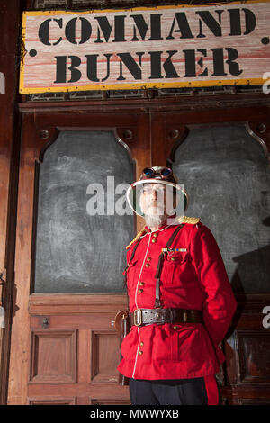 Steampunk man in uniform Stock Photo - Alamy