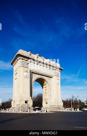 Arc de Triomph (Arch of Triumph), Bucharest, Romania, Europe Stock Photo