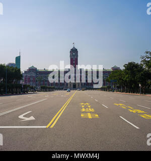 View of Presidential Office Building of ROC Republic of China in Taipei Taiwan Stock Photo