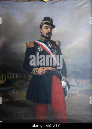portrait of French general François de Chabaud-Latour - gravure in 
