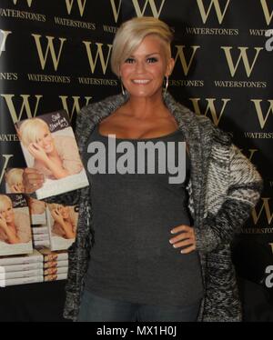 Liverpool, uk, kerry Katona Book Signing in Birkenhead credit Ian Fairbrother/Alamy Stock Photos Stock Photo