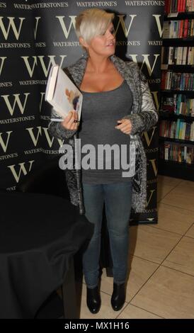 Liverpool, uk, kerry Katona Book Signing in Birkenhead credit Ian Fairbrother/Alamy Stock Photos Stock Photo