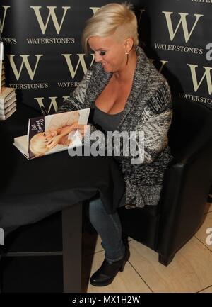 Liverpool, uk, kerry Katona Book Signing in Birkenhead credit Ian Fairbrother/Alamy Stock Photos Stock Photo