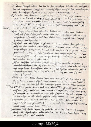 . English: The first page of the author's confession („Bekenntnis“). Staatsarchiv Nürnberg, S I, L 78, Nr. 14. Deutsch: Die erste Seite des „Bekenntnisses“. Staatsarchiv Nürnberg, S I, L 78, Nr. 14. January 1525. Hans Denck 266 Hans Denck, Bekenntnis Stock Photo