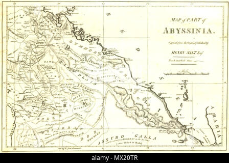 394 Map of part of Abyssinia Stock Photo - Alamy