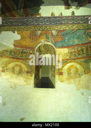 . English: Apse of Toses, Museu Nacional d'Art de Catalunya . 25 October 2012, 11:37:34. Own work 54 Apse and beam of Toses Stock Photo