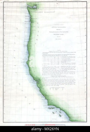 . English: A rare and important map of California in five different ...