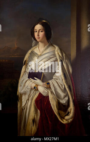 . English: Maria Christina of Savoy, queen of the Two Sicilies . 1 September 2010, 10:21:56. Unknown 398 MariaCristinadiSavoia Stock Photo