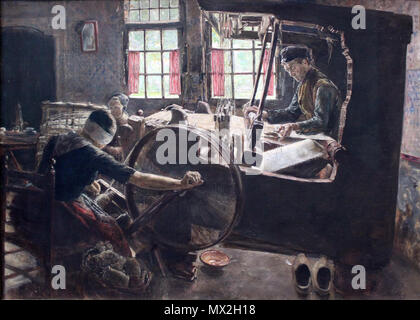 .  English: The Weaver Deutsch: Der Weber . 1882 10 1882 Liebermann Weber anagoria Stock Photo