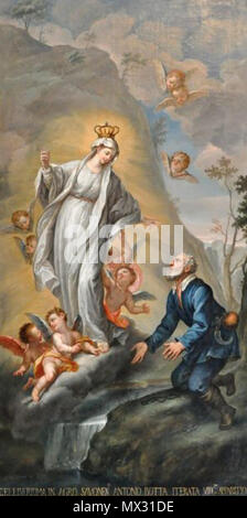 103 Brusco - Apparition de la Vierge à Antoine Botta Stock Photo