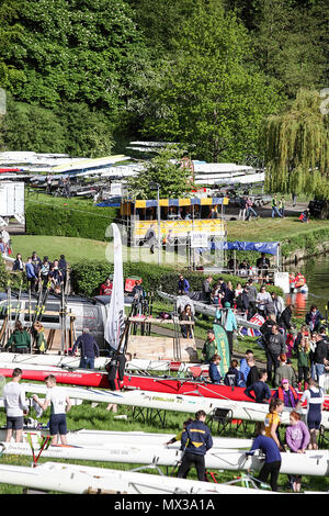 One of (25) images in this set related to the Shrewsbury Regatta 2018, an event held annually on the river Severn in Shrewsbury, Shropshire, England. Stock Photo