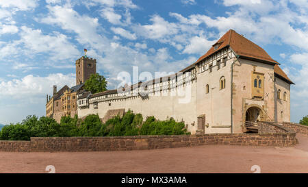 The Wartburg castle near the town of Eisenach, in the state of Thuringia, Germany Stock Photo