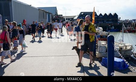 Summer at the seaside in England Stock Photo