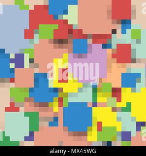 Multicolored balls. Background for banners and flyers Stock Vector