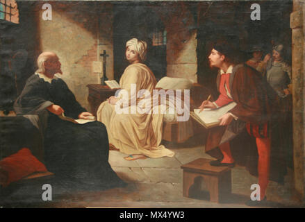 The Imprisonment of Beatrice Cenci . The subject is based on the