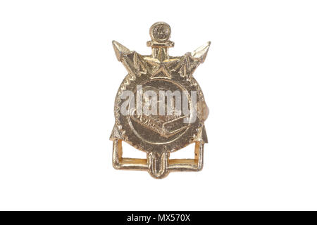 soviet army corps of engineers emblem isolated Stock Photo