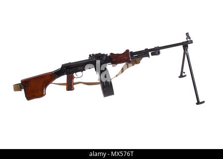 Sovier Rpd soviet army machinegun RPD isolated Stock Photo - Alamy