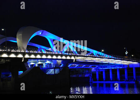 Johnson Street Bridge, Victoria, BC Canada Stock Photo