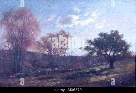 123 Charles Furneaux - Landscape with a Stone Wall Stock Photo - Alamy