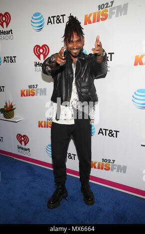 Los Angeles, Ca, USA. 2nd June, 2018. Miguel, at iHeartRadio Wango Tango by AT&T at Banc of California Stadium in Los Angeles, California on June 2, 2018. Credit: MediaPunch Inc/Alamy Live News Stock Photo