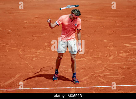 Paris, France, 03 June, 2018, Tennis, French Open, Roland Garros,  Photo: Henk Koster/tennisimages.com Credit: Henk Koster/Alamy Live News Stock Photo