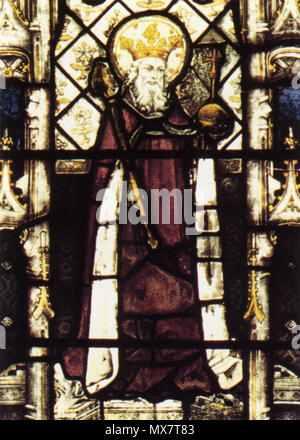 .    This image is a JPEG version of the original PNG image at File: Ethelbert, King of Kent from All Souls College Chapel.png. Generally, this JPEG version should be used when displaying the file from Commons, in order to reduce the file size of thumbnail images. However, any edits to the image should be based on the original PNG version in order to prevent generation loss, and both versions should be updated. Do not make edits based on this version. Admins: Although this file is a scaled-down duplicate, it should not be deleted! See here for more information.  Ethelbert, d.616. Stained glass Stock Photo
