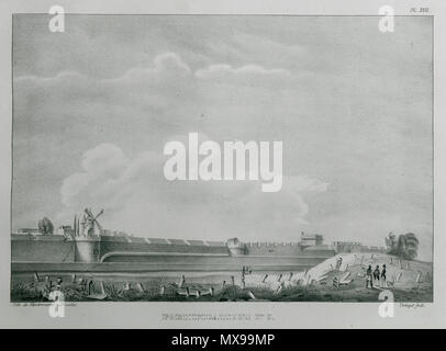 213 Fortifications n 2 - Rottiers Bernard Eugène Antoine - 1828 Stock ...