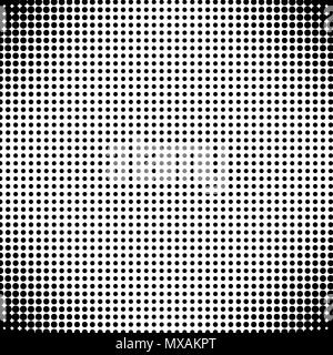 Halftone Background. Dotted Abstract Texture. Damaged Spotted Circles Pattern. Stock Vector
