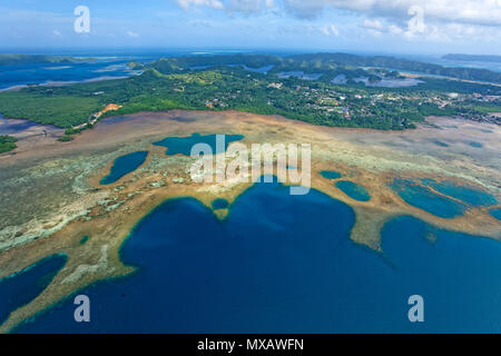 Luftaufnahme von Palau, Mikronesien, Asien | Aerial view of Palau, Micronesia, Asia Stock Photo