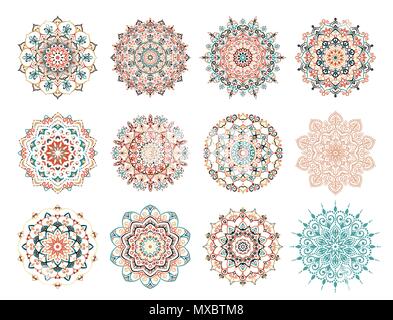 Mandala Vector Design Elements Collection Stock Vector Image & Art - Alamy