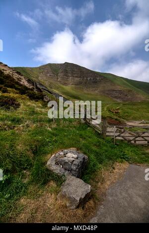 Mam Tor, a hill in the English Peak District. Its name means 'Mother Hill' Stock Photo