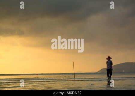 Fisherman Hua Hin Stock Photo