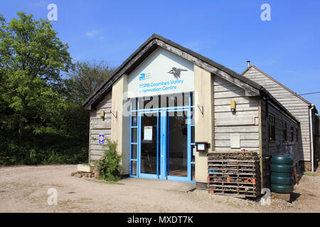 RSPB Coombes Valley Information Centre Stock Photo