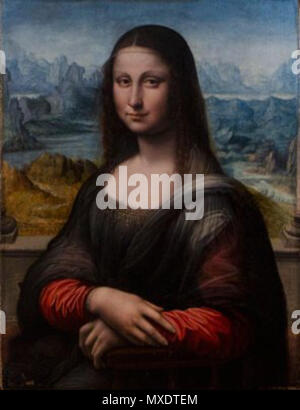 English: Copy of the Mona Lisa in the Prado after conservation