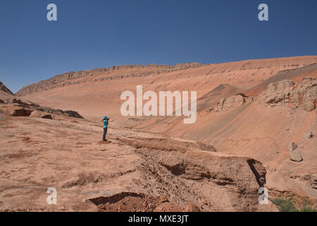 Colorful mountains in xinjiang Stock Photo - Alamy