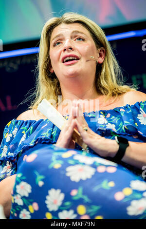 Sunday  03 June 2018  Pictured: Bryony Gordon Re: The 2018 Hay festival take place at Hay on Wye, Powys, Wales Stock Photo
