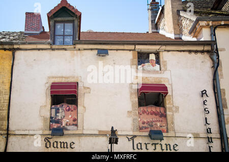 Trompe l'oeil in Beaune, Burgundy, France taken on 21 June 2014 Stock Photo