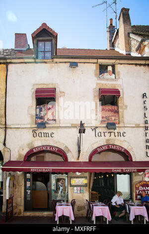 Trompe l'oeil in Beaune, Burgundy, France taken on 21 June 2014 Stock Photo