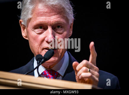 ***FILE PHOTO*** Bill Clinton Has Not Apologized To Monica Lewinsky And Claims Did The Right Thing Staying In Office.  LAS VEGAS, NV - August 12, 2016: President Bill Clinton pictured at the Asian American Journalists Association and APIAVote 2016 Presidential Election Forum at The Colosseum at Caesars Palace in Las Vegas, NV on August 12, 2016. Credit: Erik Kabik Photography/ MediaPunch Stock Photo