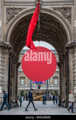 London, UK. 4th June, 2018. Symphony for my Beloved Daughter, 2018, by Anish Kapoor. Royal Academy celebrates its 250th Summer Exhibition, and to mark this momentous occasion, the exhibition is co-ordinated by Grayson Perry RA. Credit: Guy Bell/Alamy Live News Stock Photo