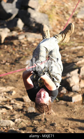 Jrotc Ropes Course An Army JROTC cadet navigates an obstacle course at the 7th Special ...