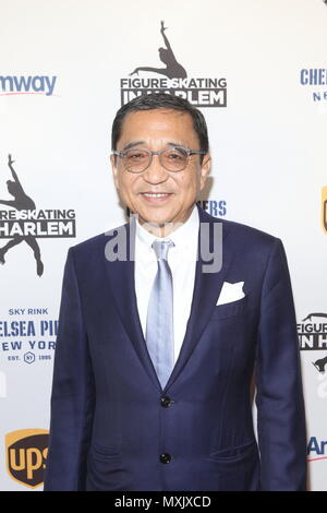 Figure Skating in Harlem's Champions in Life Benefit Gala  recognizing the medal-winning 2018 US Olympic Figure Skating Team      and honoring Jessica Betts Dreyfuss and Elaine Wynn Held at Pier Sixty at Chelsea Piers  Featuring: Silas Chou Where: New York, New York, United States When: 01 May 2018 Credit: Derrick Salters/WENN.com Stock Photo