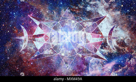Abstract hipster geometric background. Elements of this image furnished by NASA. Stock Photo