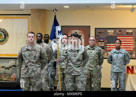 Soldiers of the 3rd Main Command Post-Operational Detachment stand in ...