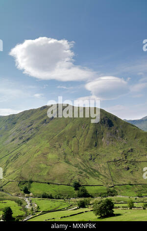 Hartsop Dodd from the Lower Slopes of Brock Crags, Lake District Cumbria, UK. Stock Photo