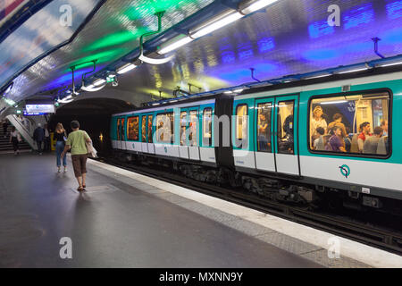 Pigalle Metro station, Paris, France, Europe. Stock Photo