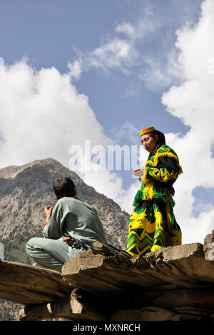 Pakistan, Brum, Kalash festival Stock Photo