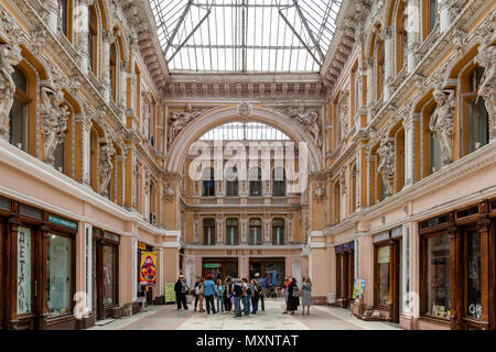 Passage (Undercover Shopping Centre) Odessa, Ukraine Stock Photo